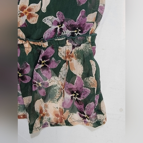 KAILEIGH Stitch Fix Women's Size Small Long Sleeve V-neck Baby Doll Mini Dress - Picture 9 of 9